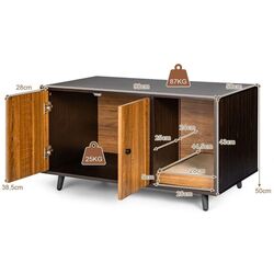 Casuta pentru pisici Costway PV10002CF (Coffee) Thumb