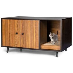 Casuta pentru pisici Costway PV10002CF (Coffee)