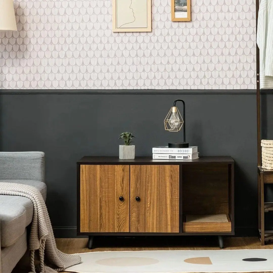 Casuta pentru pisici Costway PV10002CF (Coffee)