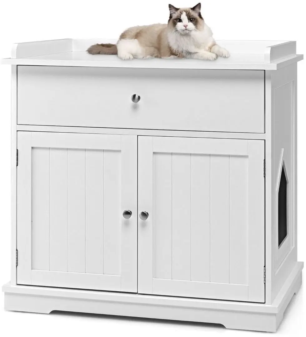 Casuta pentru pisici Costway PV10009WH (White)