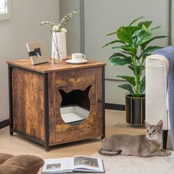 Домик для кошек Costway PV10016CF (Brown) Thumb