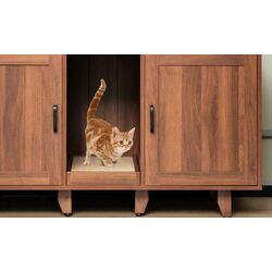 Домик для кошек Costway PV10040CF (Brown) Thumb