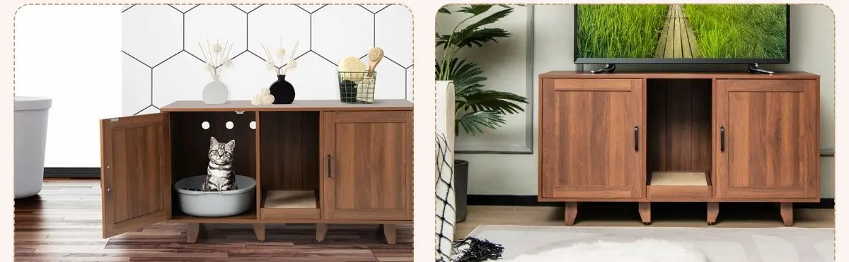 Домик для кошек Costway PV10040CF (Brown)