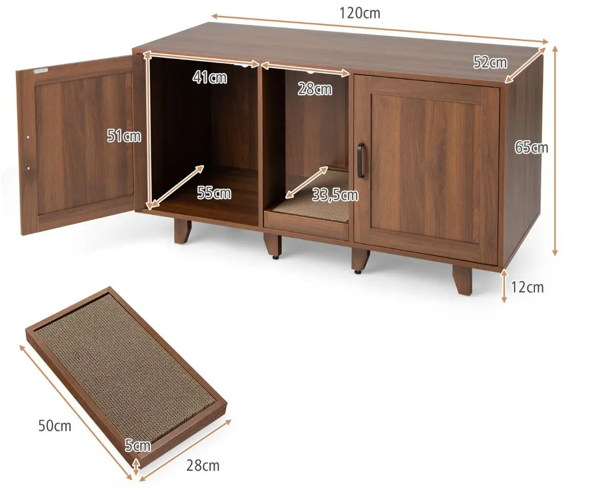 Домик для кошек Costway PV10040CF (Brown)