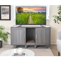 Casuta pentru pisici Costway PV10040GO (Grey) Thumb