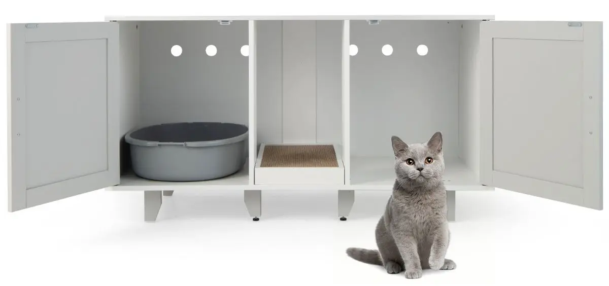 Casuta pentru pisici Costway PV10040GR (Grey)