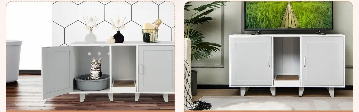 Casuta pentru pisici Costway PV10040GR (Grey)