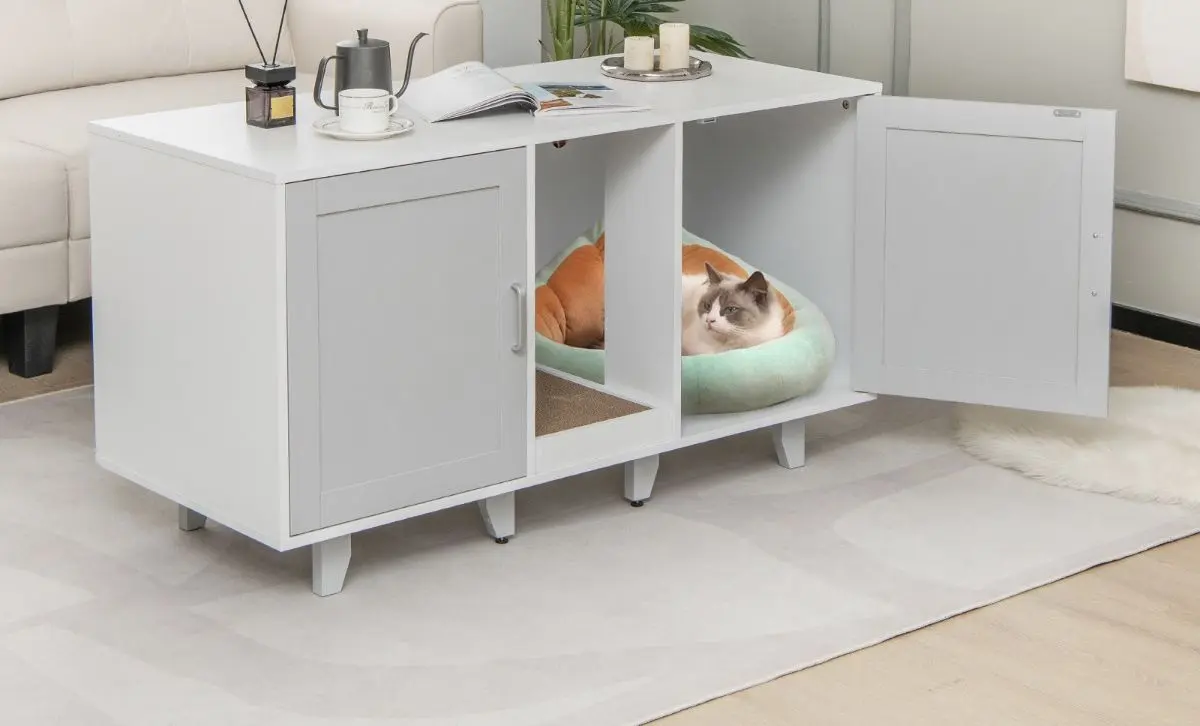 Casuta pentru pisici Costway PV10040GR (Grey)