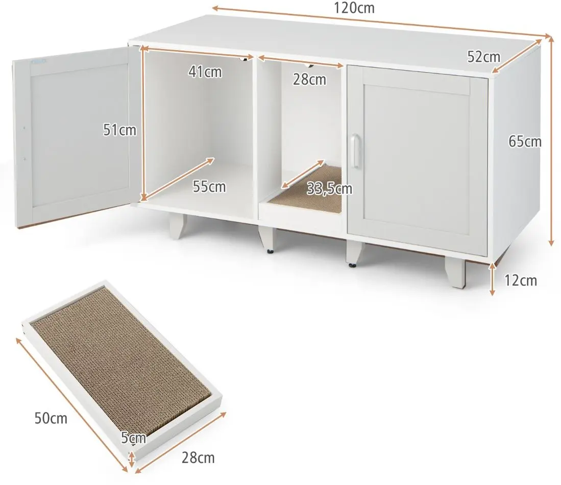 Casuta pentru pisici Costway PV10040GR (Grey)