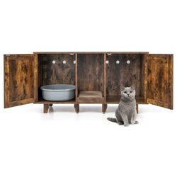 Домик для кошек Costway PV10040IN (Brown) Thumb