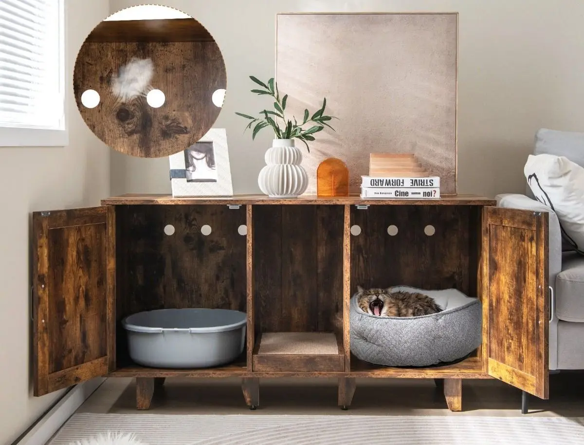 Домик для кошек Costway PV10040IN (Brown)