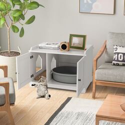 Домик для кошек Costway PV10053WH (White) Thumb