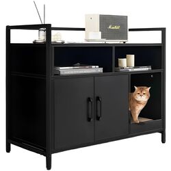 Casuta pentru pisici Costway PV10054DK (Black) Thumb