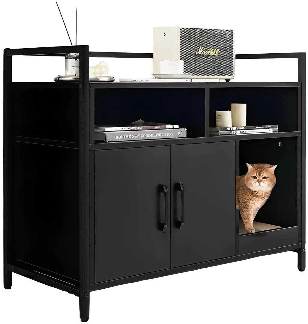 Casuta pentru pisici Costway PV10054DK (Black)