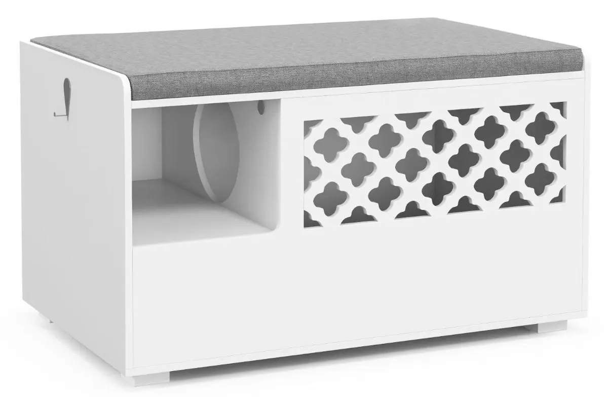 Casuta pentru pisici Costway PV10097WH (White)