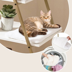 Casuta pentru pisici Costway PV10168WH (White) Thumb