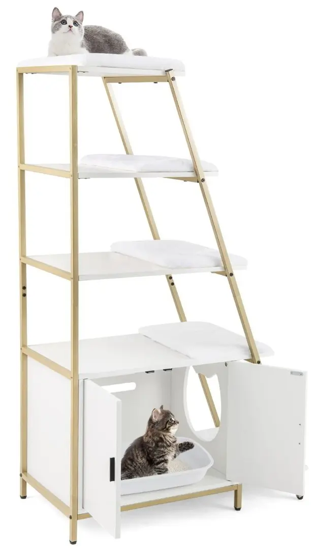 Casuta pentru pisici Costway PV10168WH (White)