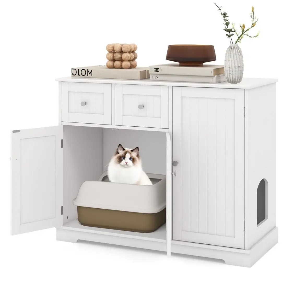 Casuta pentru pisici Costway PV10191WH (White)