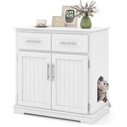 Casuta pentru pisici Costway PV10192WH (White) Thumb