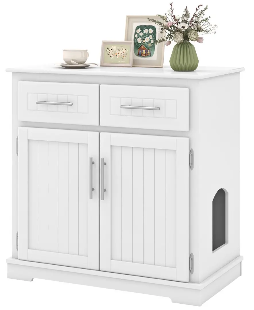 Casuta pentru pisici Costway PV10192WH (White)