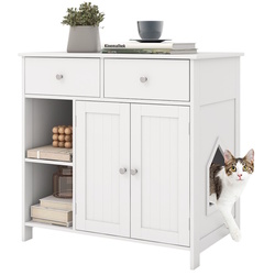 Casuta pentru pisici Costway PV10193WH (White)