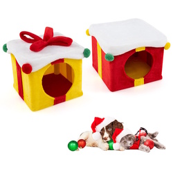 Casuta pentru pisici Costway PV10199CL (Red/Yellow)