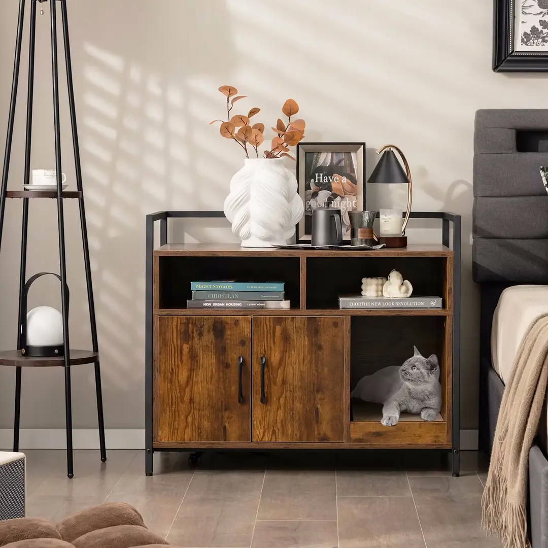 Casuta pentru pisici Costway PV10236CF (Brown)