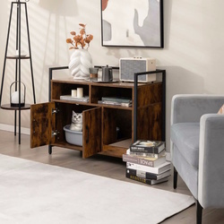 Casuta pentru pisici Costway PV10236CF (Brown) Thumb