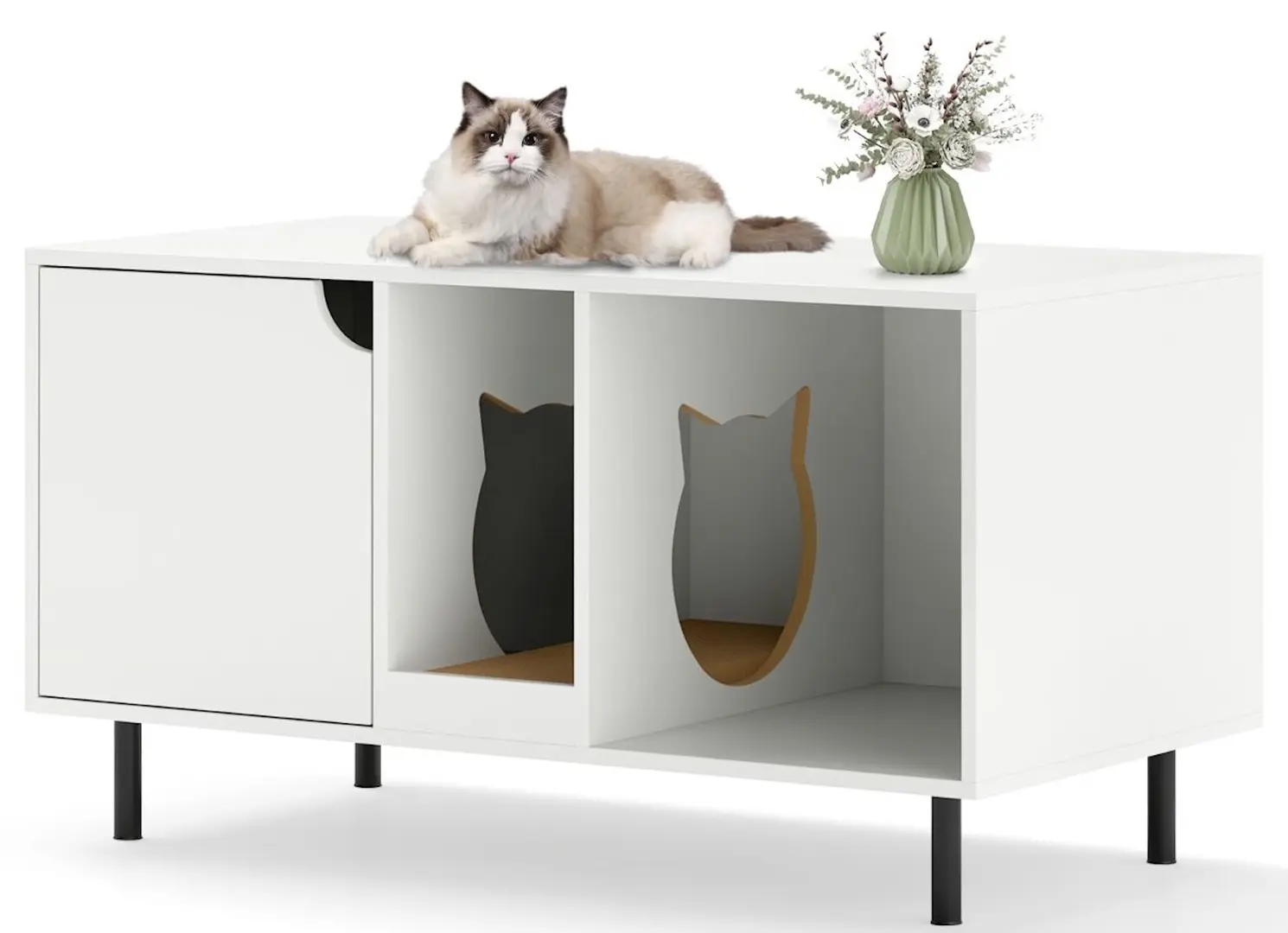 Домик для кошек Costway PV10238WH (White)