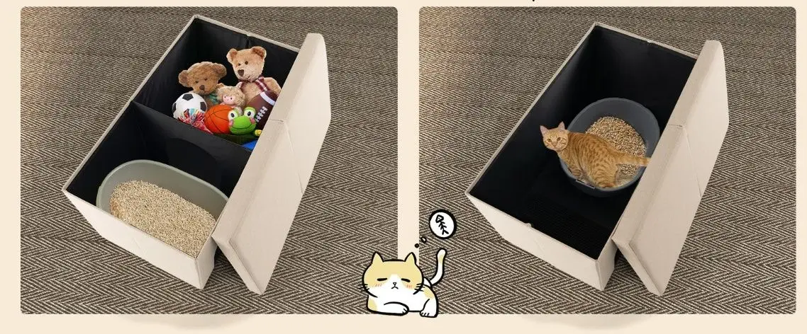 Casuta pentru pisici Costway PW10076BE (Beige)