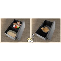 Casuta pentru pisici Costway PW10076GR (Grey) Thumb