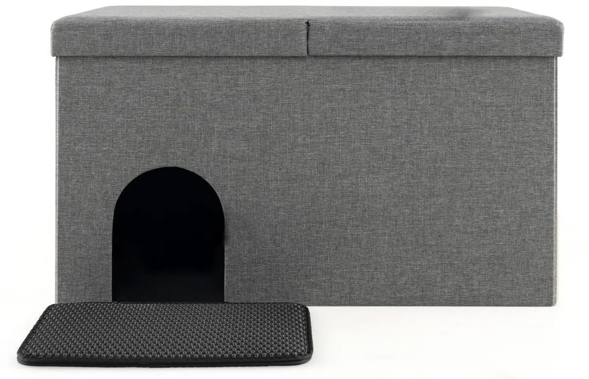 Casuta pentru pisici Costway PW10076GR (Grey)