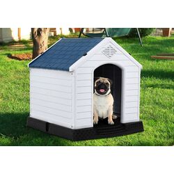 Домик для собак Costway PS7065-M (White/Blue) Thumb