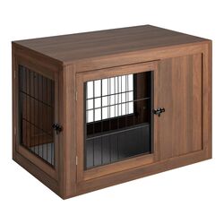 Casuta pentru caini Costway PU10017WT (Walnut)