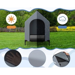 Домик для собак Costway PU10048GR (Grey/Black) Thumb