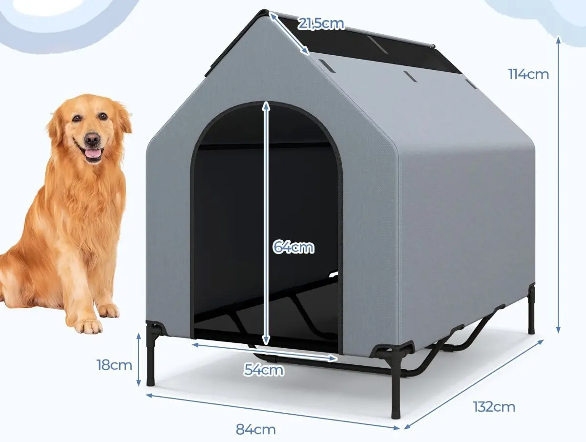 Домик для собак Costway PU10049GR (Grey)