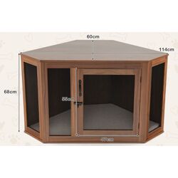 Casuta pentru caini Costway PW10042BN (Brown) Thumb