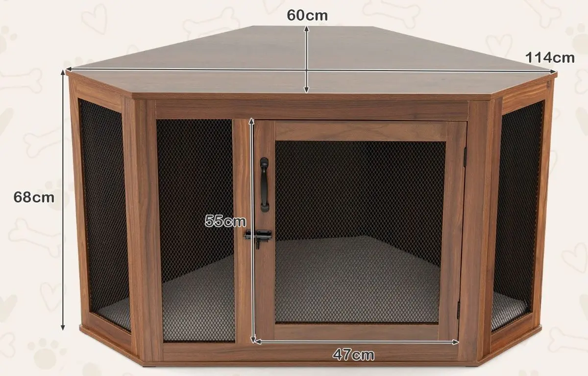 Casuta pentru caini Costway PW10042BN (Brown)