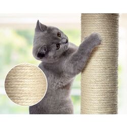 Ansamblu de joaca pentru pisici Costway PS7435HS (Dark Gray/Beige) Thumb