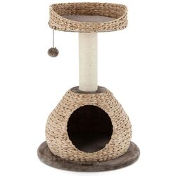 Ansamblu de joaca pentru pisici Costway PS7474CF (Brown/Beige)