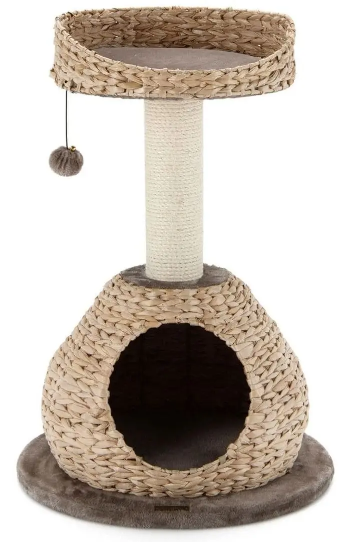 Ansamblu de joaca pentru pisici Costway PS7474CF (Brown/Beige)