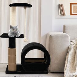 Игровой комплекс для кошек Costway PV10031BK (Black) Thumb