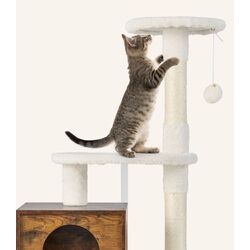 Ansamblu de joaca pentru pisici Costway PV10055CF (Rustic Brown) Thumb