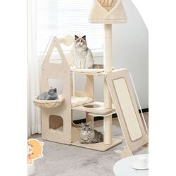 Игровой комплекс для кошек Costway PV10056NA (Wood) Thumb