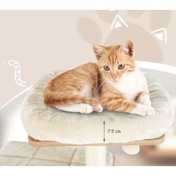 Игровой комплекс для кошек Costway PV10071BN (Beige/Brown) Thumb