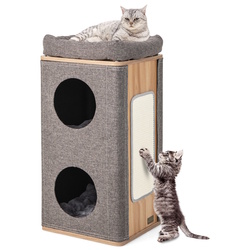 Complex de joaca pentru pisici Costway PV10088GR (Grey) Thumb