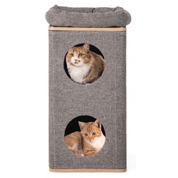 Complex de joaca pentru pisici Costway PV10088GR (Grey)