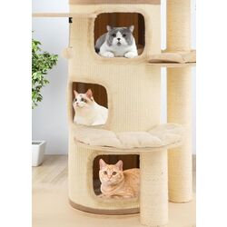 Игровой комплекс для кошек Costway PV10091BE (Beige) Thumb