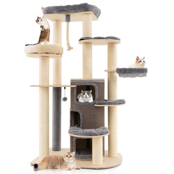 Игровой комплекс для кошек Costway PV10091GR (Grey) Thumb