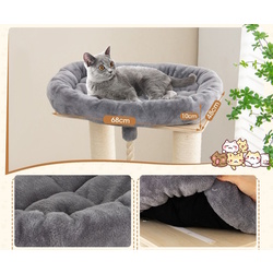 Игровой комплекс для кошек Costway PV10091GR (Grey) Thumb